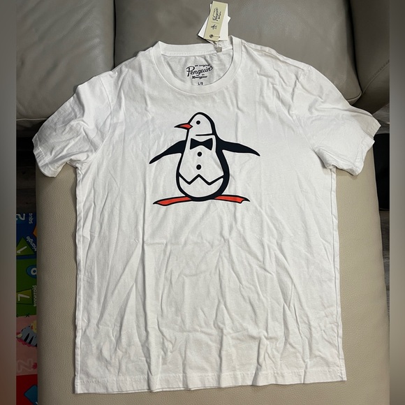 NWT - Original Penguin Men’s Penguin Print T Shirt - Size L - Picture 3 of 7